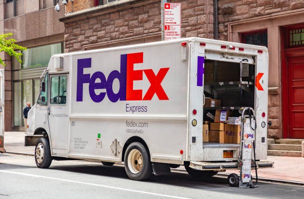 Fast Shipping — FedEx freight truck